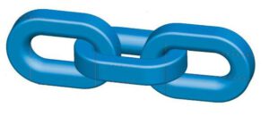 Hijsketting blauw Grade 120